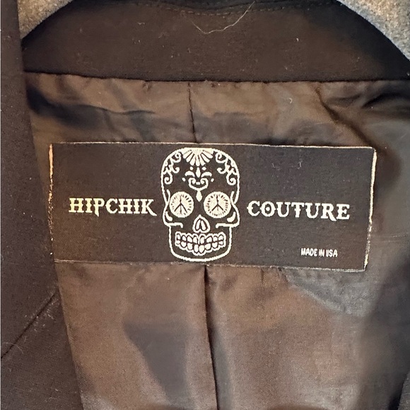 PRICE REDUCED! Hipchik Crystal Loved Blazer - Black Sz L - Picture 4 of 13